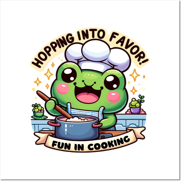 Wednesday's Gourmet Adventure: Hopping Into Flavor! Wall Art by WEARWORLD